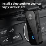 Bộ phát thu Bluetooth 2 trong 1 Bộ chuyển đổi AUX cho xe hơi TV Máy tính Bộ phát âm thanh, B28