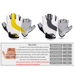 Găng tay xe đạp GIYO S-14 nửa ngón có đệm gel giảm sốc lòng bàn tay, S, M, L, XL, XXL