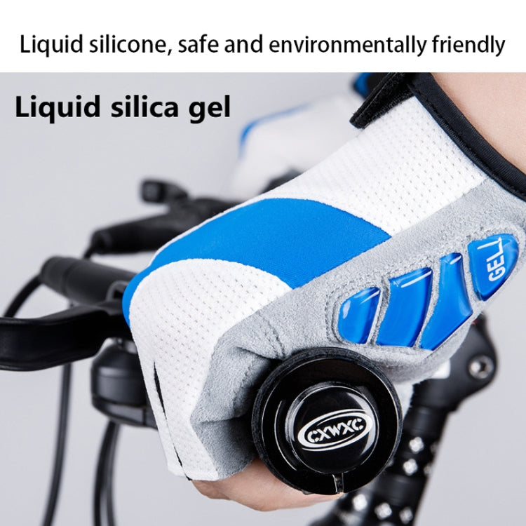 Găng tay xe đạp GIYO S-14 nửa ngón có đệm gel giảm sốc lòng bàn tay, S, M, L, XL, XXL