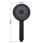 Đầu vòi sen cầm tay silicone siêu mạnh cho nhà, Kiểu dáng:, Trắng, Đen, Bạc, Trắng+Ống mềm+Chân nhôm không gian, Đen+Ống mềm+Chân nhôm không gian, Bạc+Ống mềm+Chân nhôm không gian