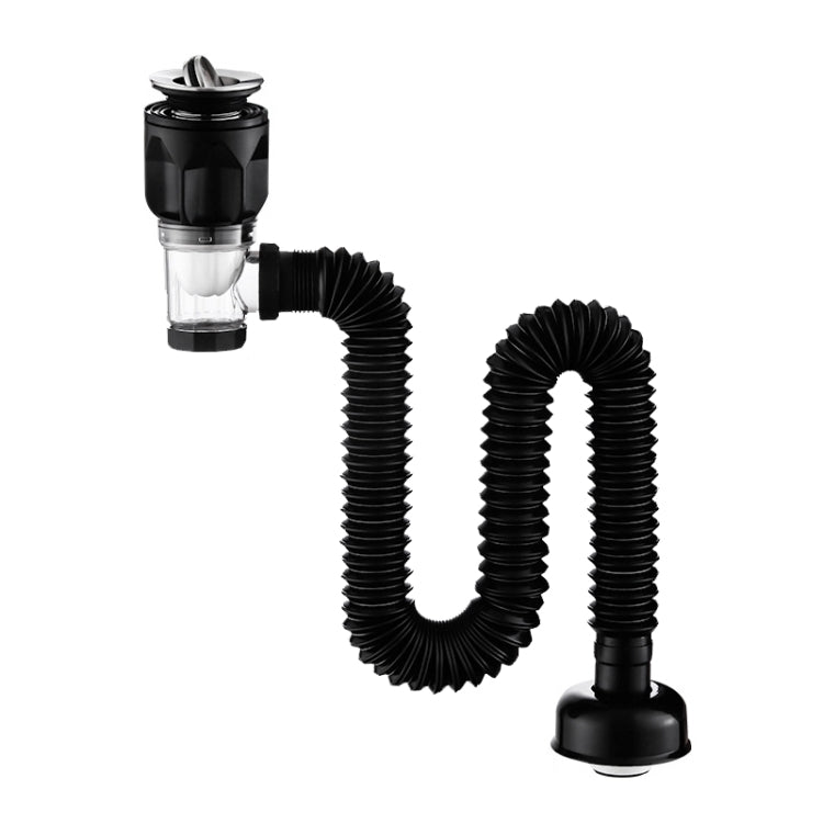Ống nước lavabo khử mùi gia đình, kiểu dáng: A Nắp đen có rổ và chống tràn, B Nắp trắng có rổ và chống tràn, C Nắp đen không rổ có chống tràn, D Nắp trắng không rổ có chống tràn, E Nắp đen không rổ và không chống tràn