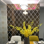 Decal trang trí gương acrylic hình thoi thêu, màu vàng nhỏ, vàng vừa, vàng lớn, bạc nhỏ, bạc vừa, bạc lớn, đen nhỏ, đen vừa, đen lớn, nâu nhỏ, nâu vừa, nâu lớn, xanh nhỏ, xanh vừa