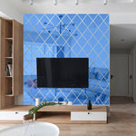 Decal trang trí gương acrylic hình thoi thêu, màu vàng nhỏ, vàng vừa, vàng lớn, bạc nhỏ, bạc vừa, bạc lớn, đen nhỏ, đen vừa, đen lớn, nâu nhỏ, nâu vừa, nâu lớn, xanh nhỏ, xanh vừa