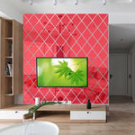 Decal trang trí gương acrylic hình thoi thêu, màu vàng nhỏ, vàng vừa, vàng lớn, bạc nhỏ, bạc vừa, bạc lớn, đen nhỏ, đen vừa, đen lớn, nâu nhỏ, nâu vừa, nâu lớn, xanh nhỏ, xanh vừa