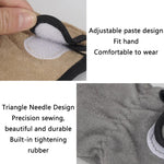 Găng tay da bò chịu nhiệt nướng ngoài trời CLS, màu kaki, xám bạc