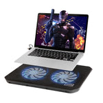 Quạt làm mát laptop NUOXI M10 hai cổng USB