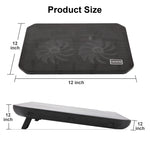 Quạt làm mát laptop NUOXI M10 hai cổng USB