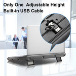 Quạt làm mát laptop NUOXI M10 hai cổng USB