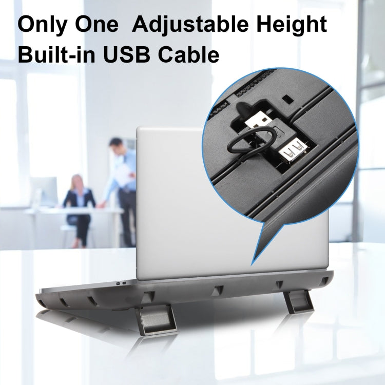Quạt làm mát laptop NUOXI M10 hai cổng USB
