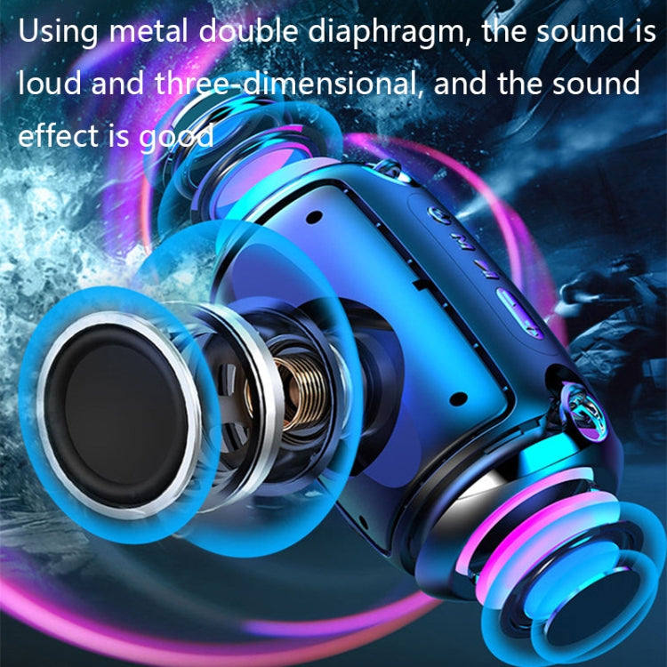 Loa Bluetooth Stereo HIFI S1 Di Động, Đen Mát, Xám Bạc, Xanh Đậm, Đỏ Quyến Rũ