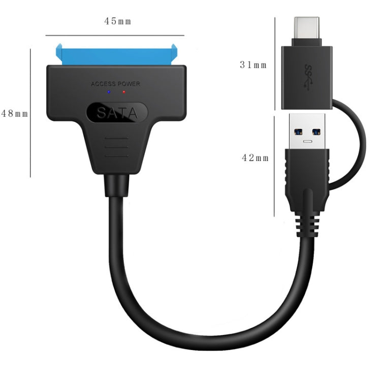 Cáp chuyển đổi ổ cứng T10 USB3.1 sang SATA dễ sử dụng
