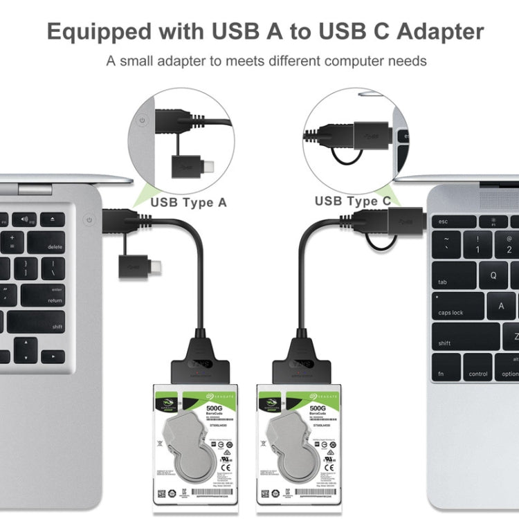 Cáp chuyển đổi ổ cứng T10 USB3.1 sang SATA dễ sử dụng