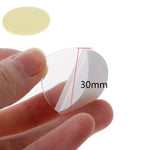 Băng keo dán hai mặt trong suốt hình tròn chống nước không để lại dấu, keo acrylic, 50 miếng/tấm, kích thước 25x0.5mm