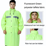 Áo mưa phản quang đi xe ngoài trời cho người lớn X18 Siamese, XL, XXL, XXXL, XXXXL
