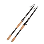 Cần câu cá carbon rút ngắn, cần câu quăng, các kích thước 1.8m, 2.1m, 2.4m, 2.7m, 3.0m
