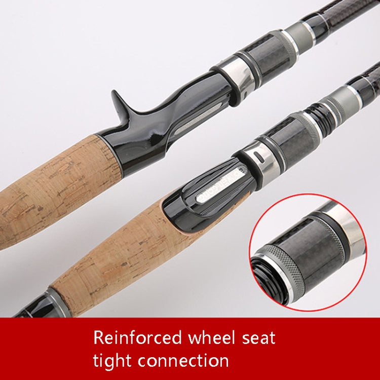 Cần câu cá carbon rút ngắn, cần câu quăng, các kích thước 1.8m, 2.1m, 2.4m, 2.7m, 3.0m