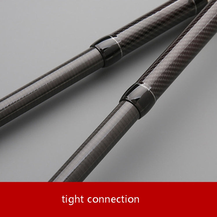Cần câu cá carbon rút ngắn, cần câu quăng, các kích thước 1.8m, 2.1m, 2.4m, 2.7m, 3.0m