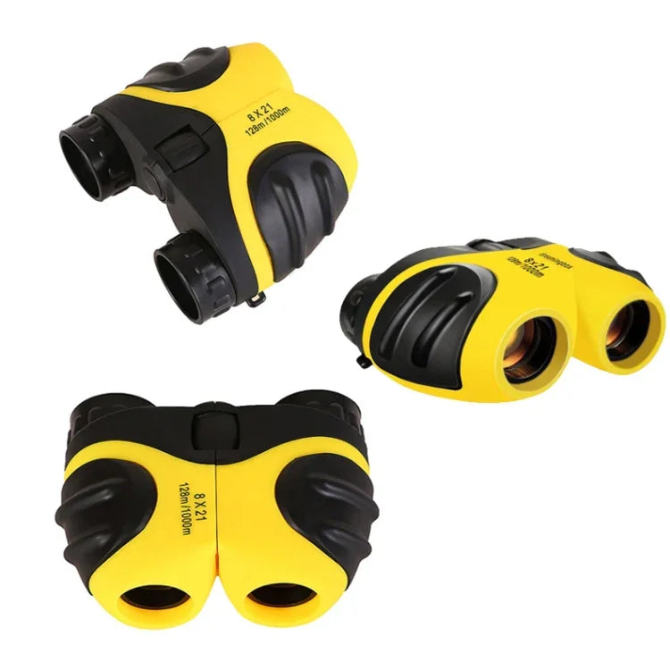 Ống nhòm mini HD cho trẻ em WYJ022, 8X21 đỏ, 8X21 vàng, 8X21 xanh dương, 8X21 xanh lá