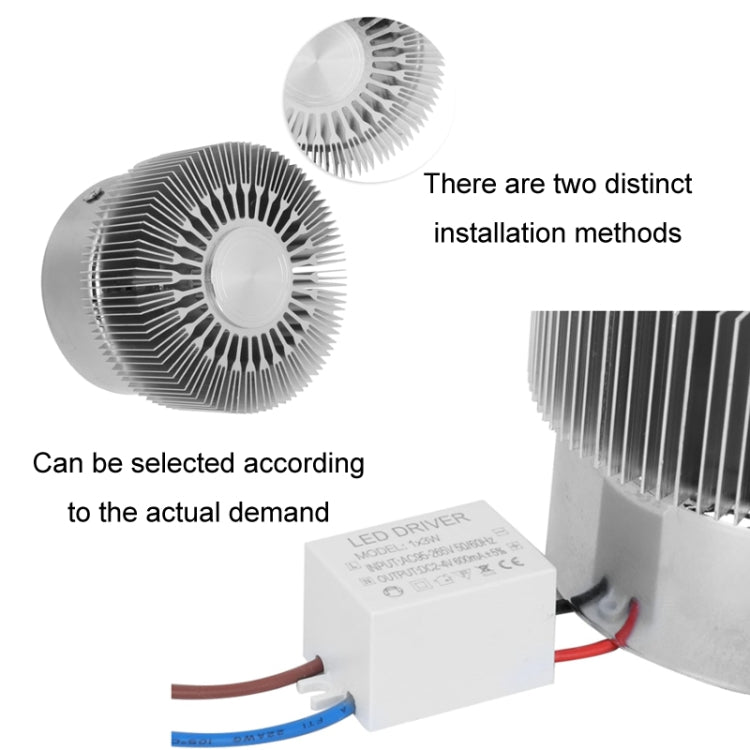 Đèn hành lang nhôm LED hoa hướng dương trang trí hành lang, lắp đặt nhìn thấy 1W, lắp đặt nhìn thấy 3W, lắp đặt ẩn 1W, lắp đặt ẩn 3W