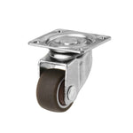 Giá phơi bàn gấp đáy phẳng, bánh xe TPE trục đơn di động, kích thước 1 inch, 1,25 inch, 1,5 inch, 2 inch