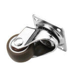 Giá phơi bàn gấp đáy phẳng, bánh xe TPE trục đơn di động, kích thước 1 inch, 1,25 inch, 1,5 inch, 2 inch