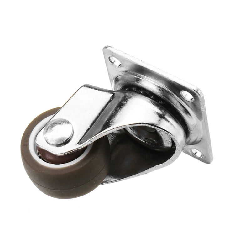 Giá phơi bàn gấp đáy phẳng, bánh xe TPE trục đơn di động, kích thước 1 inch, 1,25 inch, 1,5 inch, 2 inch