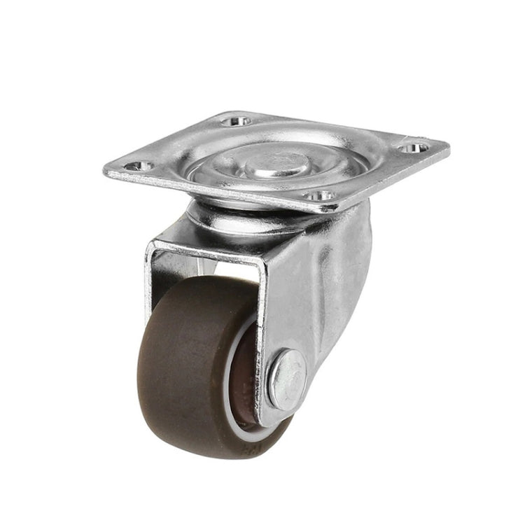 Giá phơi bàn gấp đáy phẳng, bánh xe TPE trục đơn di động, kích thước 1 inch, 1,25 inch, 1,5 inch, 2 inch