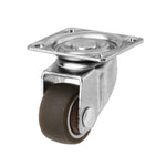 Giá phơi bàn gấp đáy phẳng, bánh xe TPE trục đơn di động, kích thước 1 inch, 1,25 inch, 1,5 inch, 2 inch
