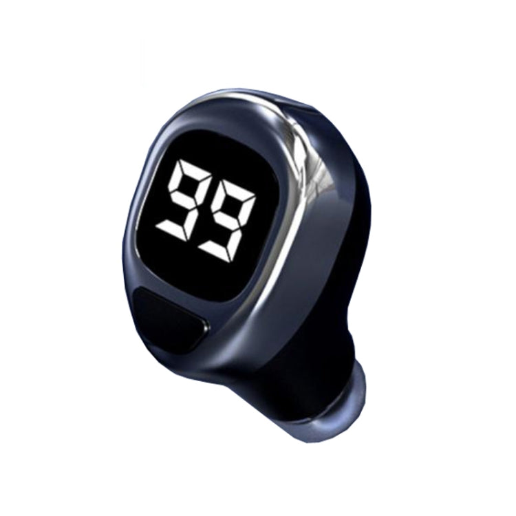 Tai nghe Bluetooth F6 mini không nhìn thấy, tai nghe kỹ thuật số cho doanh nhân, F6 Đen, F6 Trắng