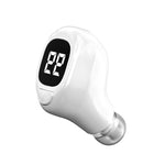 Tai nghe Bluetooth F6 mini không nhìn thấy, tai nghe kỹ thuật số cho doanh nhân, F6 Đen, F6 Trắng