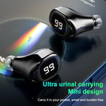 Tai nghe Bluetooth F6 mini không nhìn thấy, tai nghe kỹ thuật số cho doanh nhân, F6 Đen, F6 Trắng