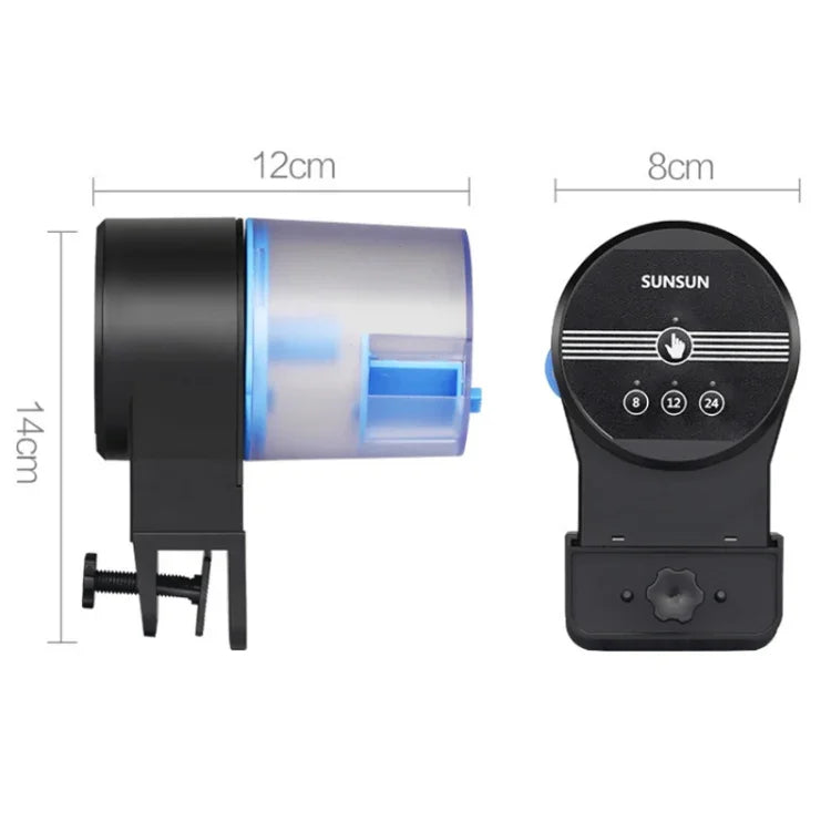 Máy cho cá ăn tự động hẹn giờ thông minh SUNSUN, AK-01S, AK-02 USB, AK-03 WIFI