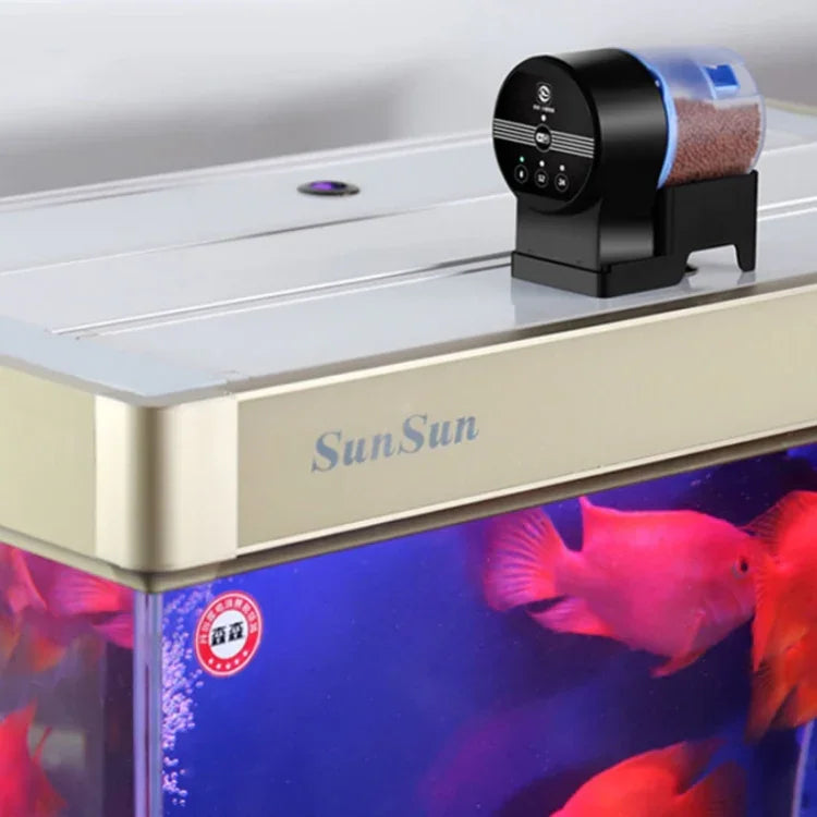 Máy cho cá ăn tự động hẹn giờ thông minh SUNSUN, AK-01S, AK-02 USB, AK-03 WIFI
