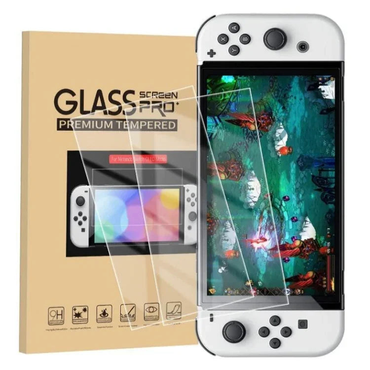 Bộ Vỏ Pha Lê Tay Cầm Điều Khiển Cảm Biến Phim Cường Lực Túi Đựng Cho Máy Switch OLED, Túi Đựng + Vỏ Pha Lê + Nắp Cần Điều Khiển x6 + Phim Cường Lực, Túi Đựng Màu Trắng 14 Trong 1 (Dây Đeo Tay), Túi Đựng Màu Trắng 16 Trong 1
