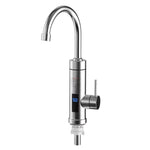Household Kitchen Electric Hot Water Fauce EU Plug, Style:, Stainless Steel Type, Stainless Steel Universal Pipe Type