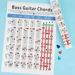 Biểu Đồ Tập Ngón Hợp Âm Đàn Guitar Giấy Đồng, Kích Thước Nhỏ, Lớn