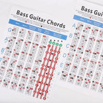 Biểu Đồ Tập Ngón Hợp Âm Đàn Guitar Giấy Đồng, Kích Thước Nhỏ, Lớn