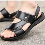 Dép sandal chống trượt dùng đôi ngoài trời, giày đi biển nam thường ngày, size 40, 41, 42, 43, 44, 45, 46, 47