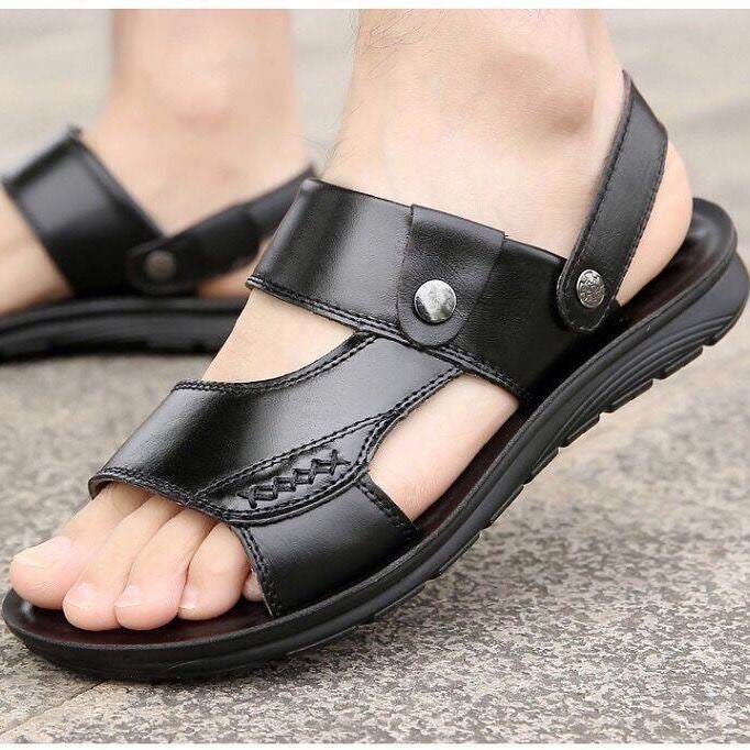 Dép sandal chống trượt dùng đôi ngoài trời, giày đi biển nam thường ngày, size 40, 41, 42, 43, 44, 45, 46, 47