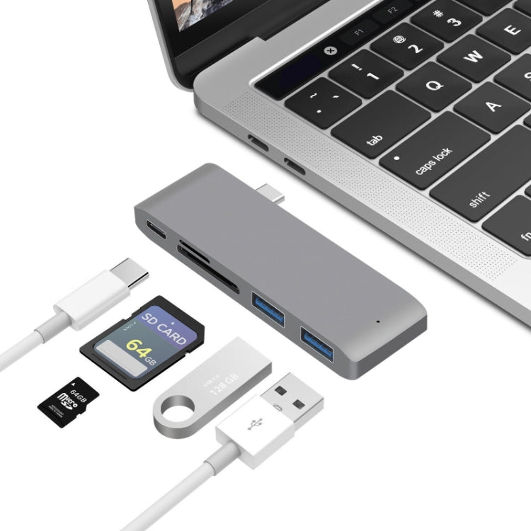 Dock chia cổng USB-C sang HDMI, đầu đọc thẻ, thông số: 5 trong 1 màu xám, 5 trong 1 màu bạc, 6 trong 1 màu xám, 6 trong 1 màu bạc