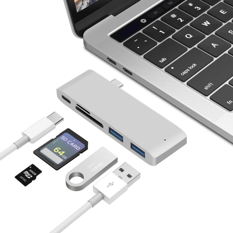 Dock chia cổng USB-C sang HDMI, đầu đọc thẻ, thông số: 5 trong 1 màu xám, 5 trong 1 màu bạc, 6 trong 1 màu xám, 6 trong 1 màu bạc