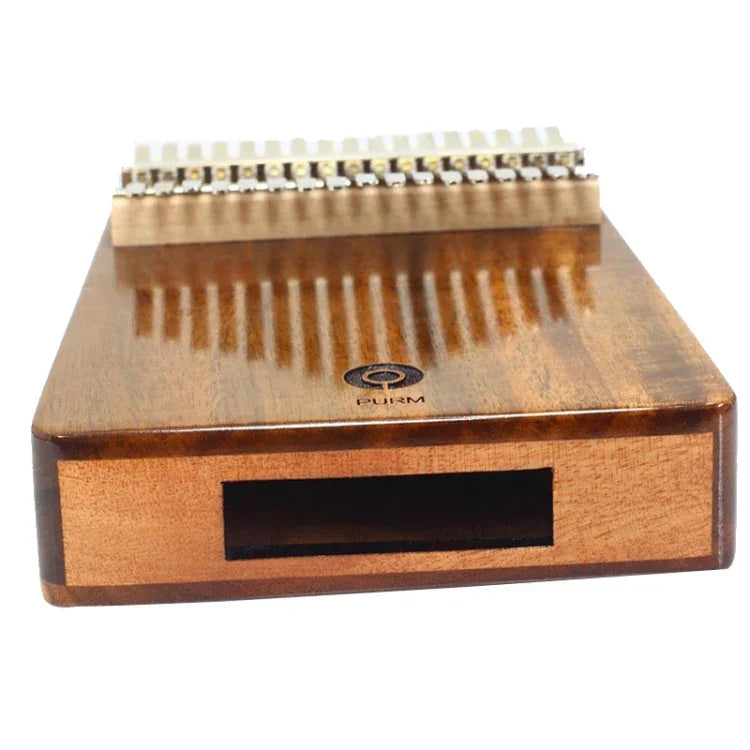 Đàn Kalimba Ngón Tay PURM Dành Cho Người Mới Bắt Đầu, Nhạc Cụ Di Động, 17 Nốt Gỗ Acacia, 17 Nốt Gỗ Gụ, 21 Nốt Gỗ Gụ