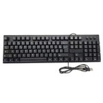 Bàn phím máy tính USB có dây 108 phím, Dây dài 1,5m, Bàn phím đơn tiếng Ả Rập, Nga, Pháp, Tây Ban Nha
