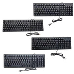 Bàn phím máy tính USB có dây 108 phím, Dây dài 1,5m, Bàn phím đơn tiếng Ả Rập, Nga, Pháp, Tây Ban Nha