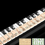 Miếng Dán Bàn Phím Piano 88/76/61/54/49 Phím M52, Hình Cây, Hình Hươu Cao Cổ