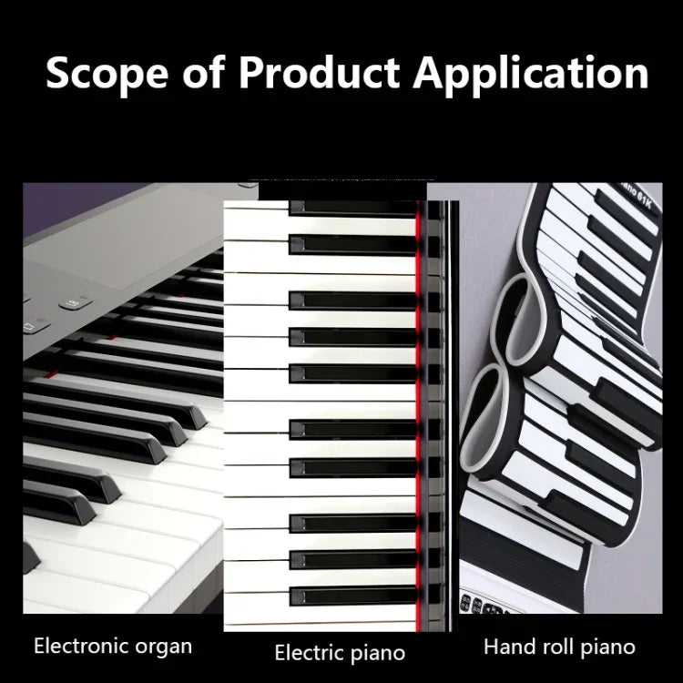 Miếng Dán Bàn Phím Piano 88/76/61/54/49 Phím M52, Hình Cây, Hình Hươu Cao Cổ