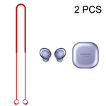 2 cái Dây silicon chống mất tai nghe Bluetooth cho Samsung Galaxy Buds Pro, Đen, Xanh Dương, Đỏ, Trắng