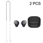 2 cái Dây silicon chống mất tai nghe Bluetooth cho Samsung Galaxy Buds Pro, Đen, Xanh Dương, Đỏ, Trắng