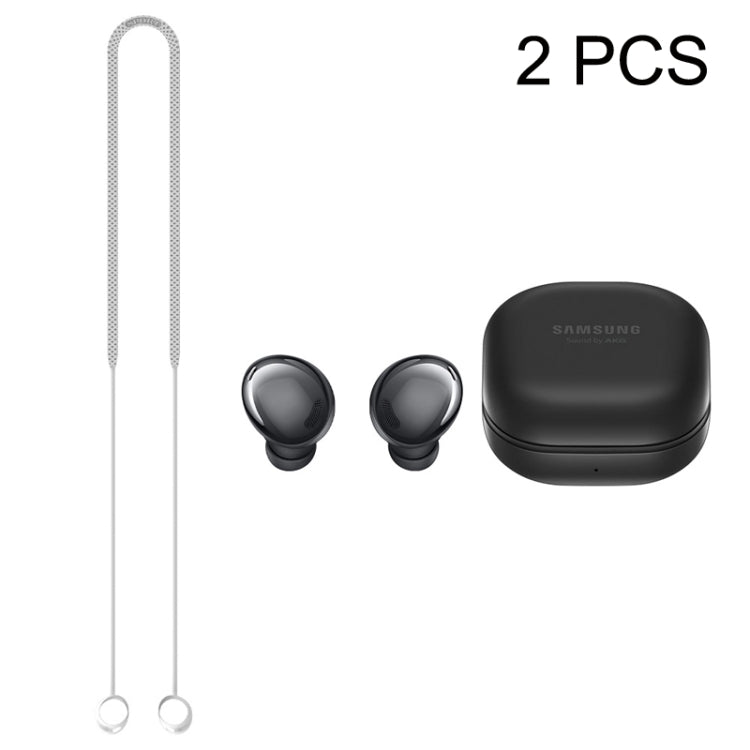 2 cái Dây silicon chống mất tai nghe Bluetooth cho Samsung Galaxy Buds Pro, Đen, Xanh Dương, Đỏ, Trắng