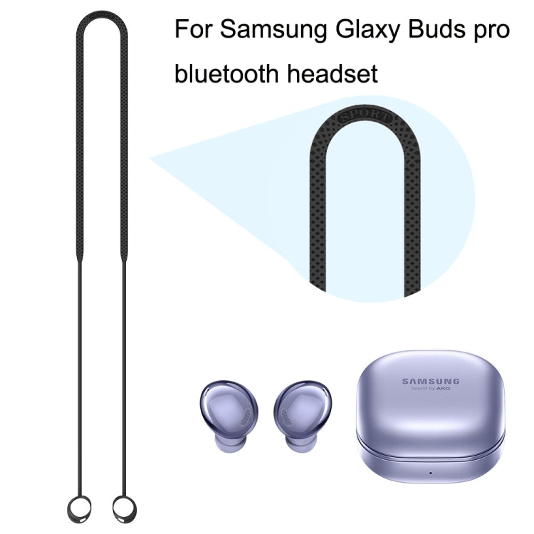 2 cái Dây silicon chống mất tai nghe Bluetooth cho Samsung Galaxy Buds Pro, Đen, Xanh Dương, Đỏ, Trắng